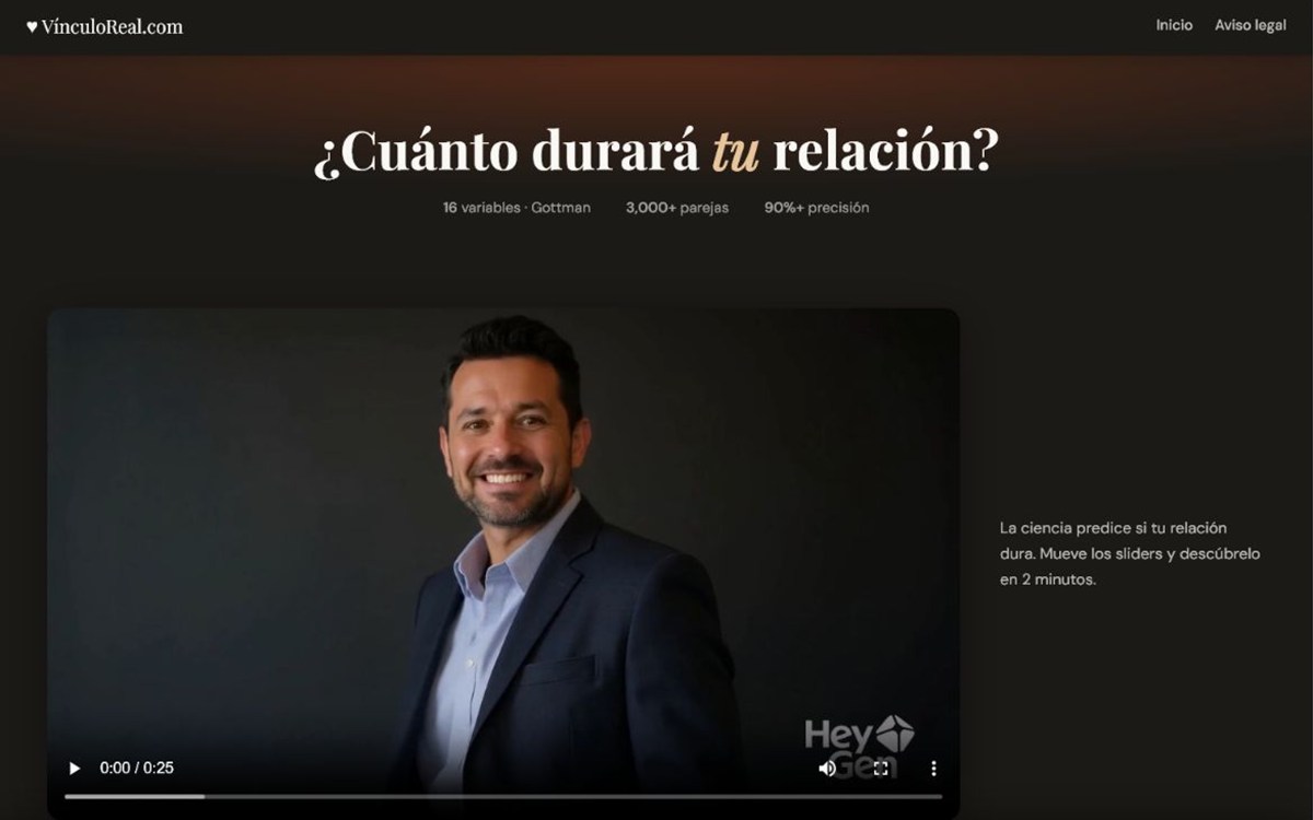 Aplicación actual de Vínculo Real